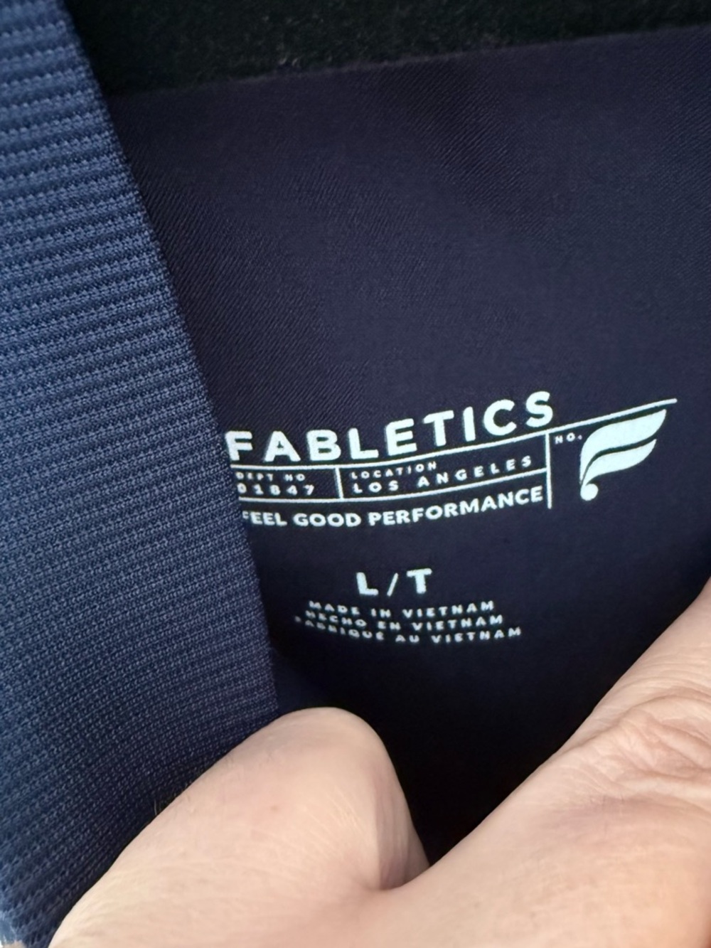 Fabletics Navy V-Neck Scrub Set - Picture 6 of 8